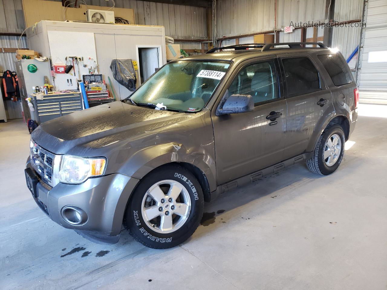 2009 Ford Escape Xlt Gray vin: 1FMCU93G69KB78667