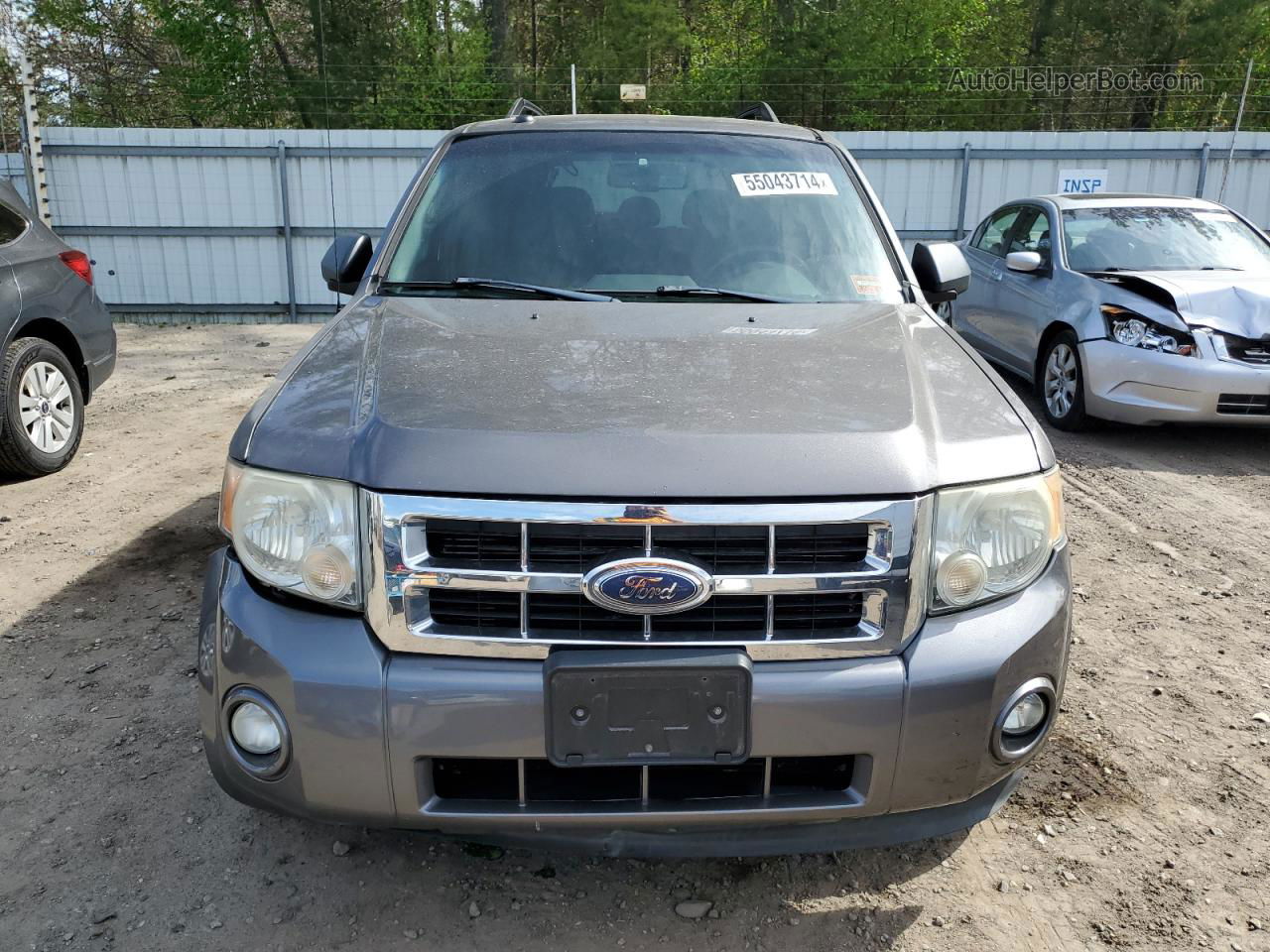 2009 Ford Escape Xlt Серый vin: 1FMCU93G69KC19556