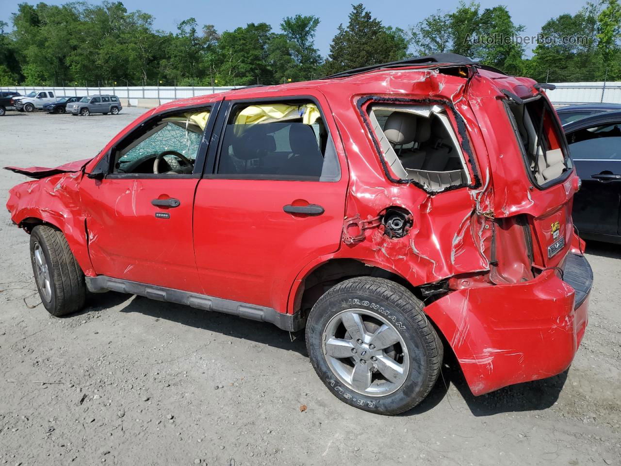 2009 Ford Escape Xlt Red vin: 1FMCU93G79KA43049