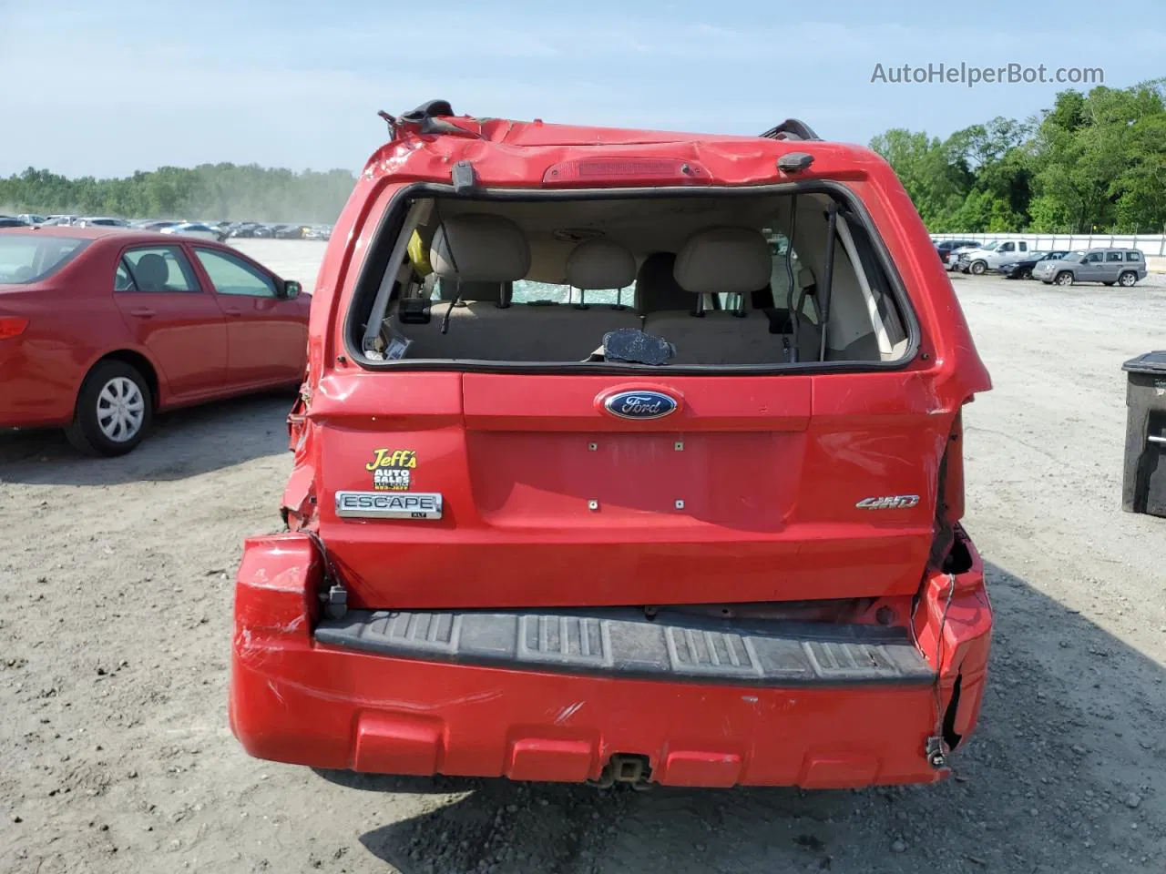 2009 Ford Escape Xlt Red vin: 1FMCU93G79KA43049