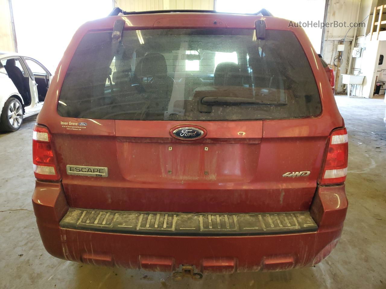 2009 Ford Escape Xlt Red vin: 1FMCU93G79KA60997