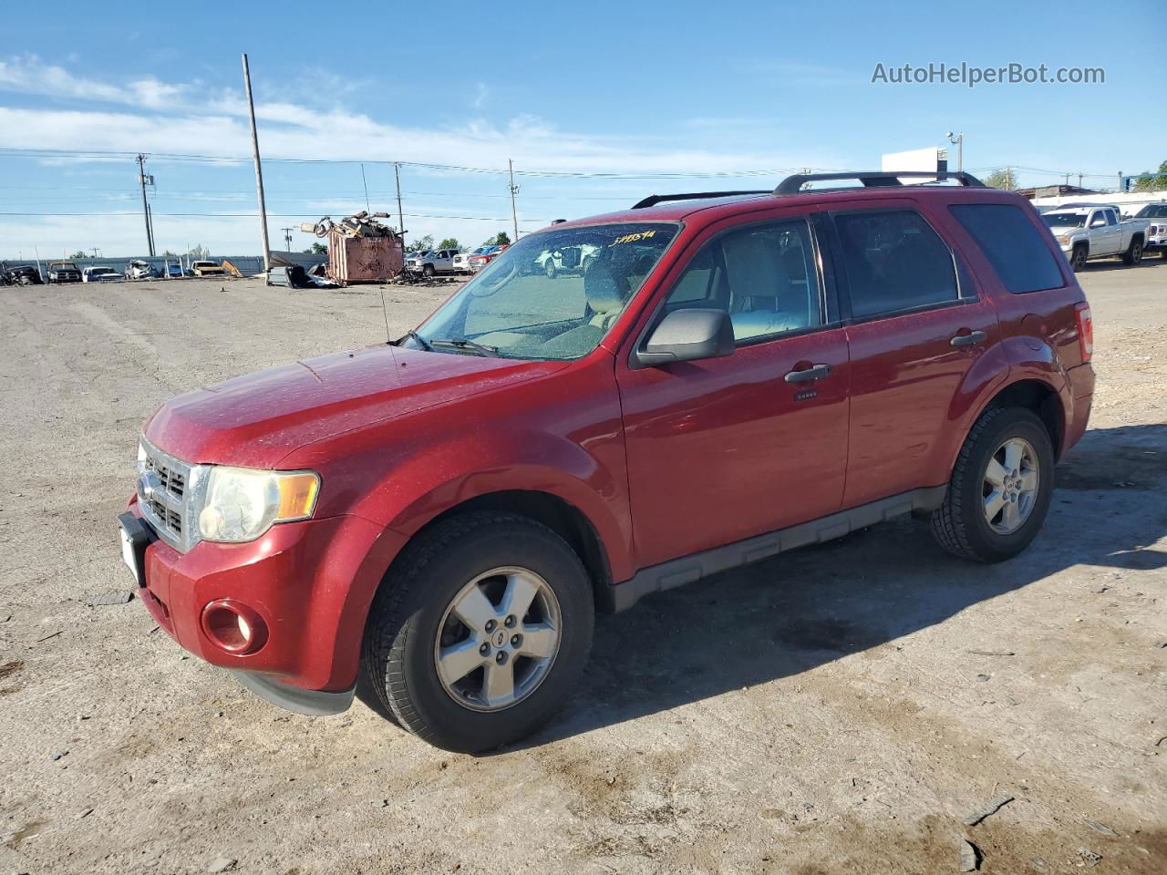 2009 Ford Escape Xlt Красный vin: 1FMCU93G79KB65409