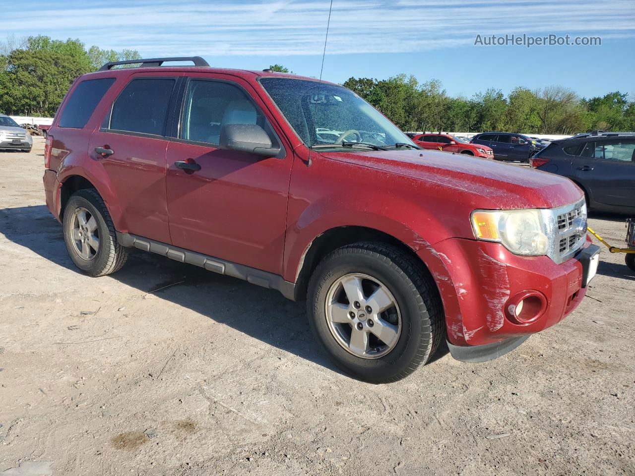 2009 Ford Escape Xlt Красный vin: 1FMCU93G79KB65409