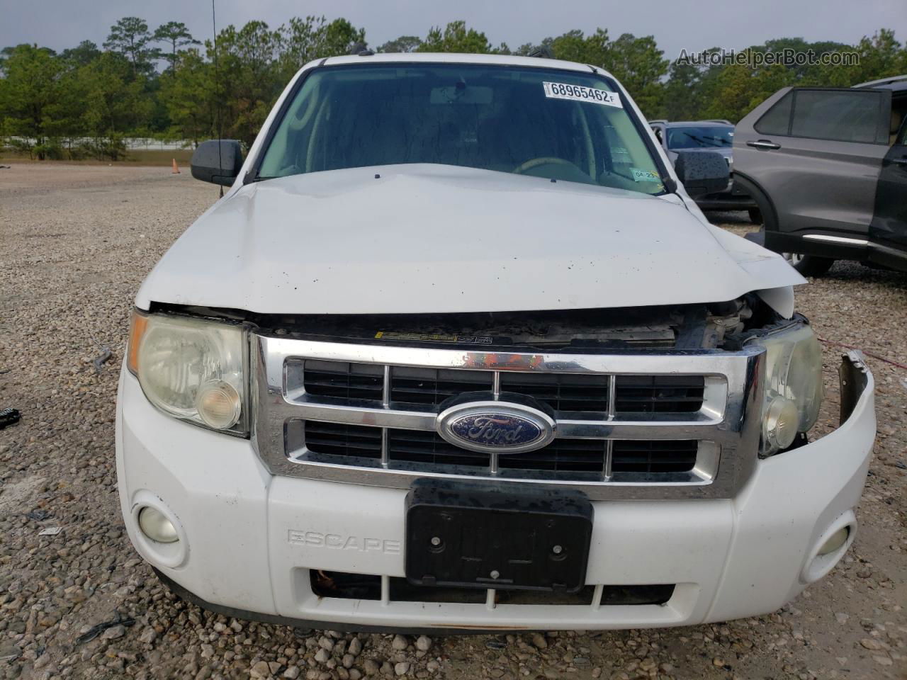 2009 Ford Escape Xlt White vin: 1FMCU93G79KB81156