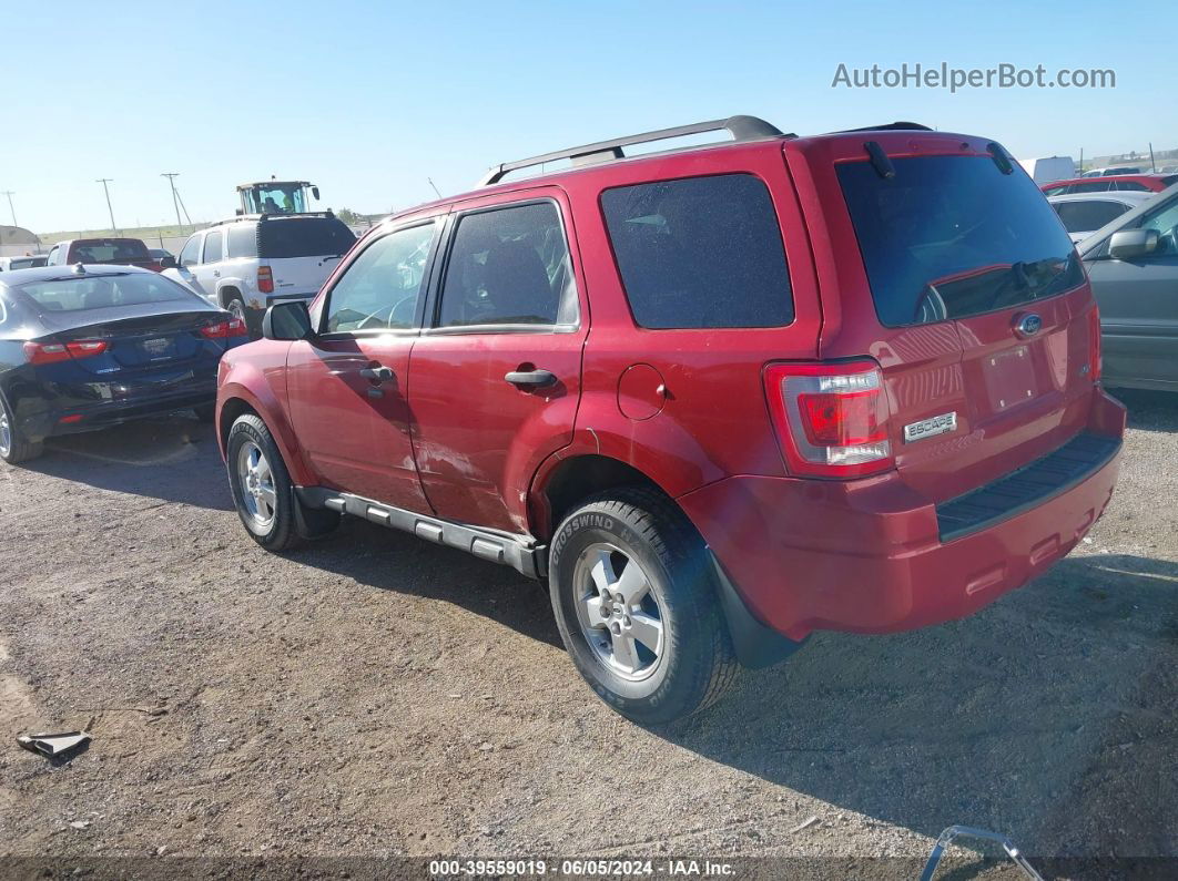 2009 Ford Escape Xlt Red vin: 1FMCU93G79KC49293