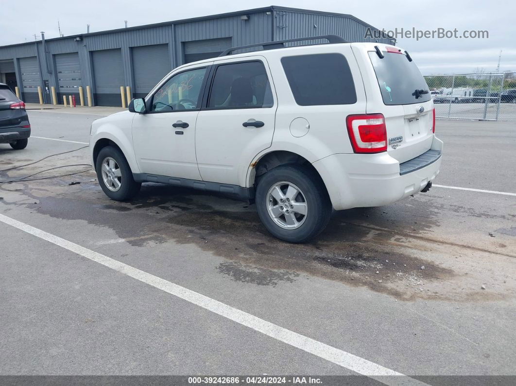 2009 Ford Escape Xlt White vin: 1FMCU93G89KA26664