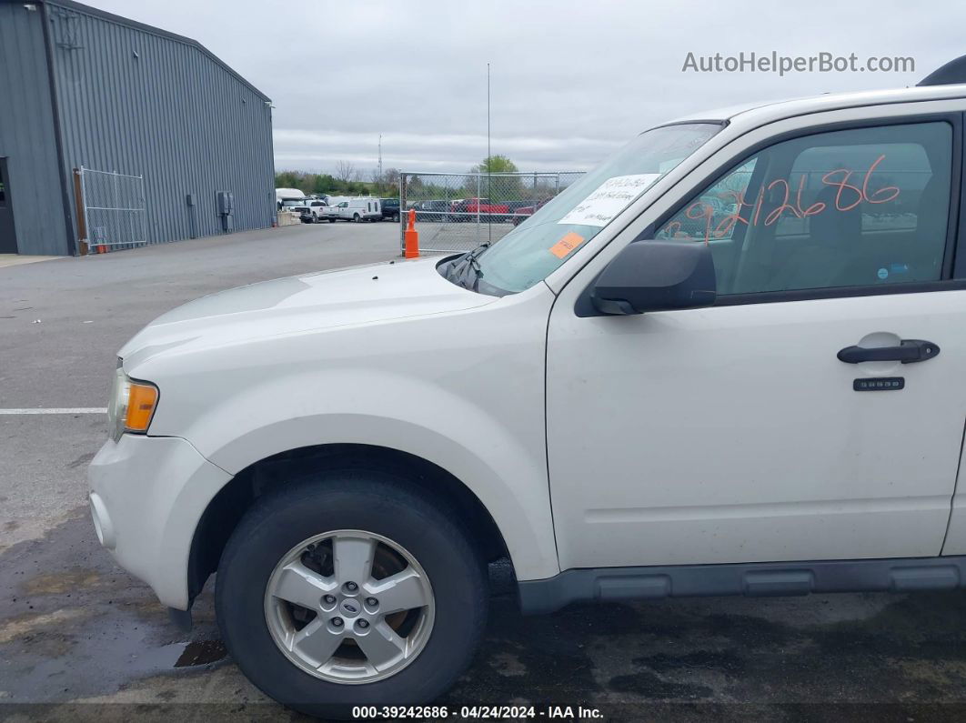 2009 Ford Escape Xlt White vin: 1FMCU93G89KA26664