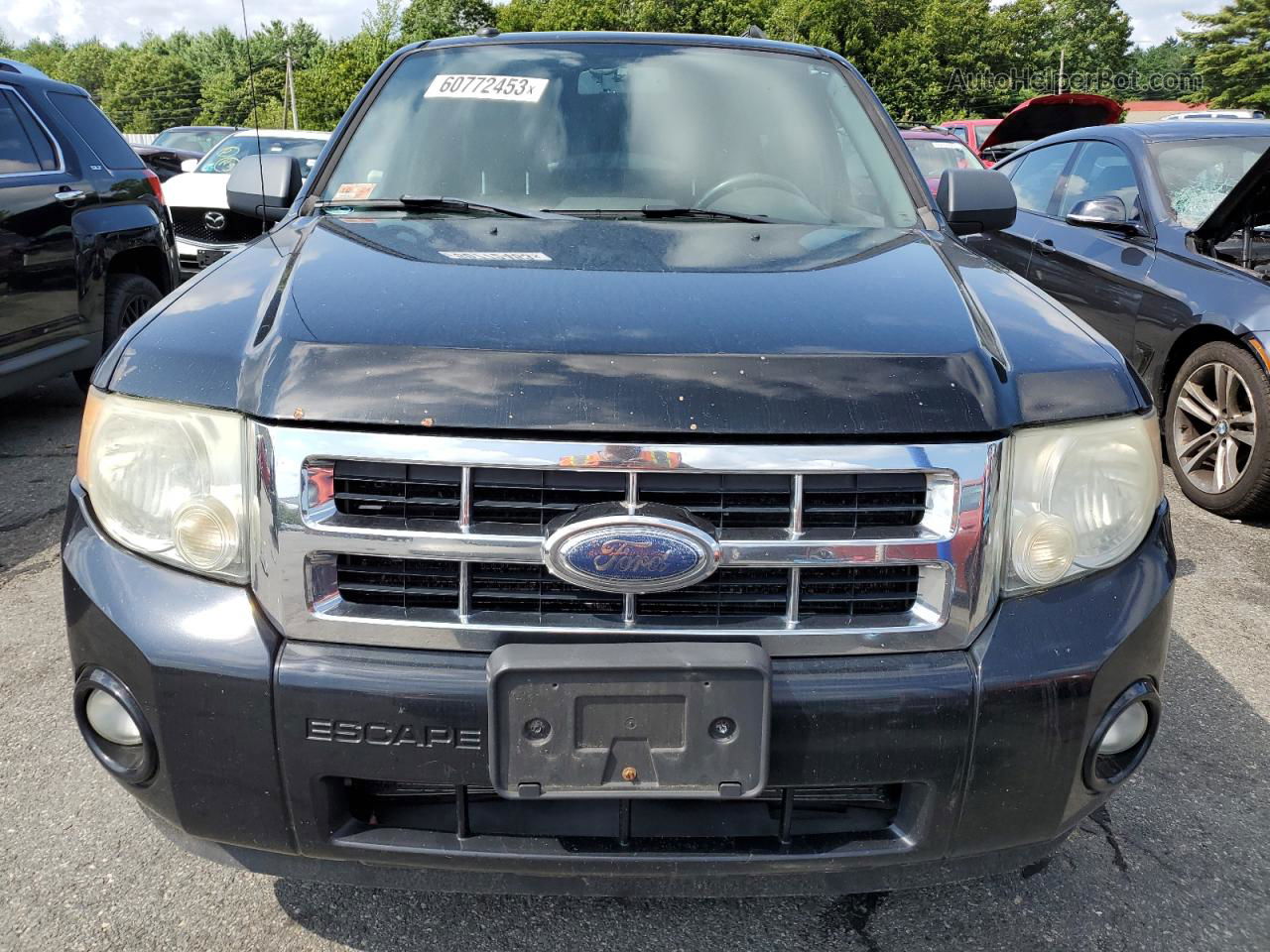 2009 Ford Escape Xlt Black vin: 1FMCU93G89KA55968