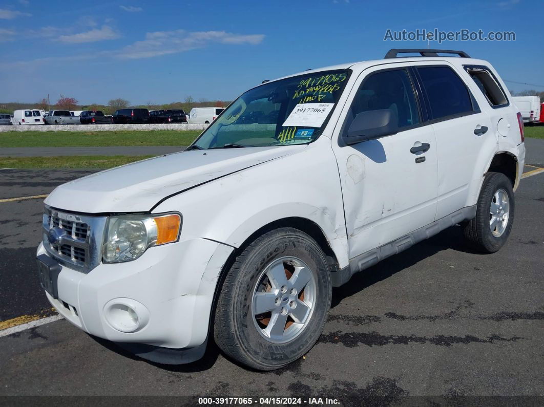 2009 Ford Escape Xlt White vin: 1FMCU93G99KB19161