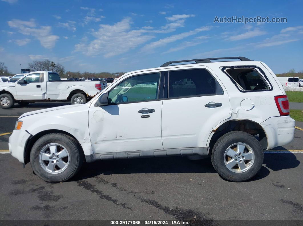 2009 Ford Escape Xlt White vin: 1FMCU93G99KB19161