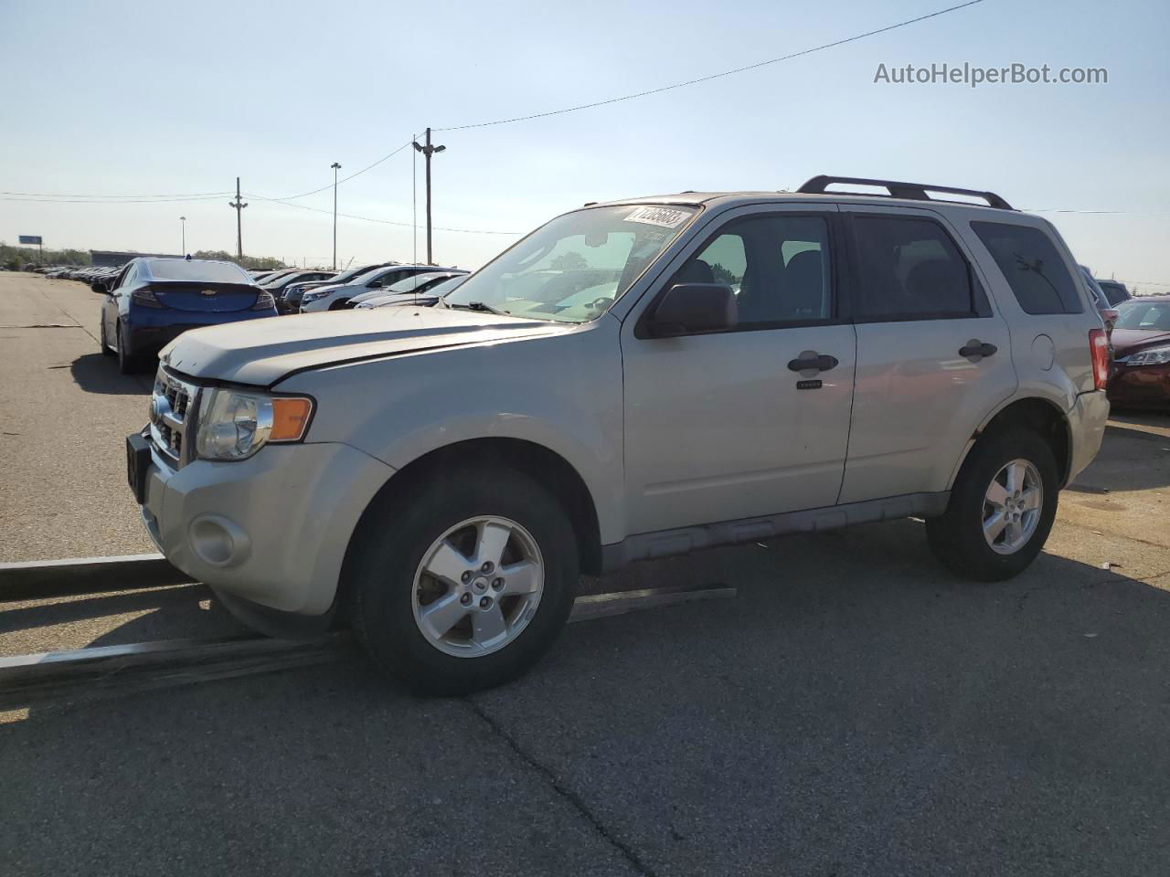 2009 Ford Escape Xlt White vin: 1FMCU93G99KC49277