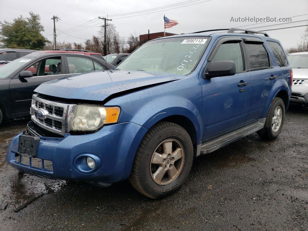 2009 Ford Escape Xlt Синий vin: 1FMCU93GX9KC80683