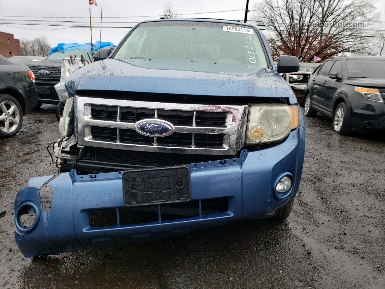 2009 Ford Escape Xlt Blue vin: 1FMCU93GX9KC80683