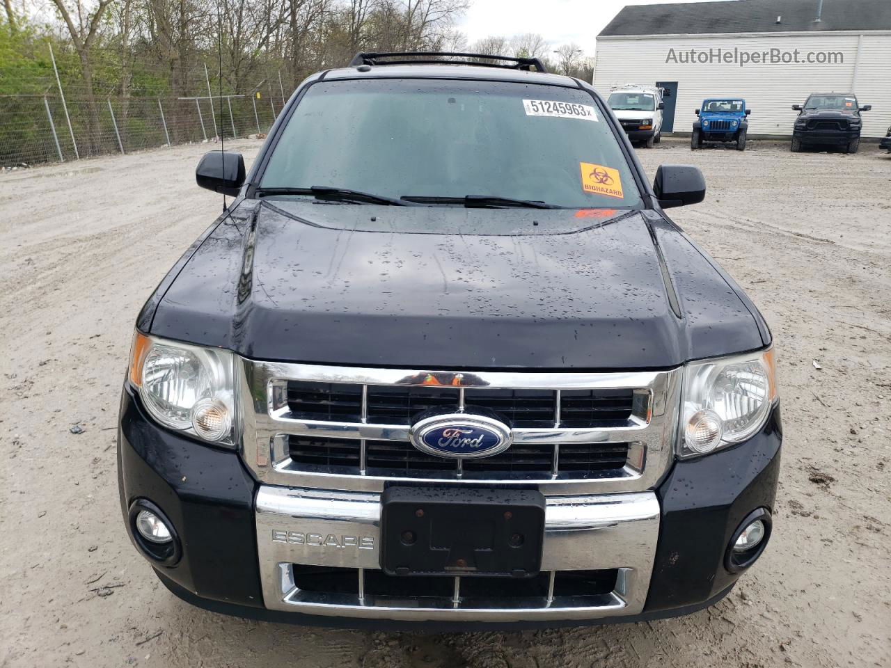 2009 Ford Escape Limited Black vin: 1FMCU94749KB34522