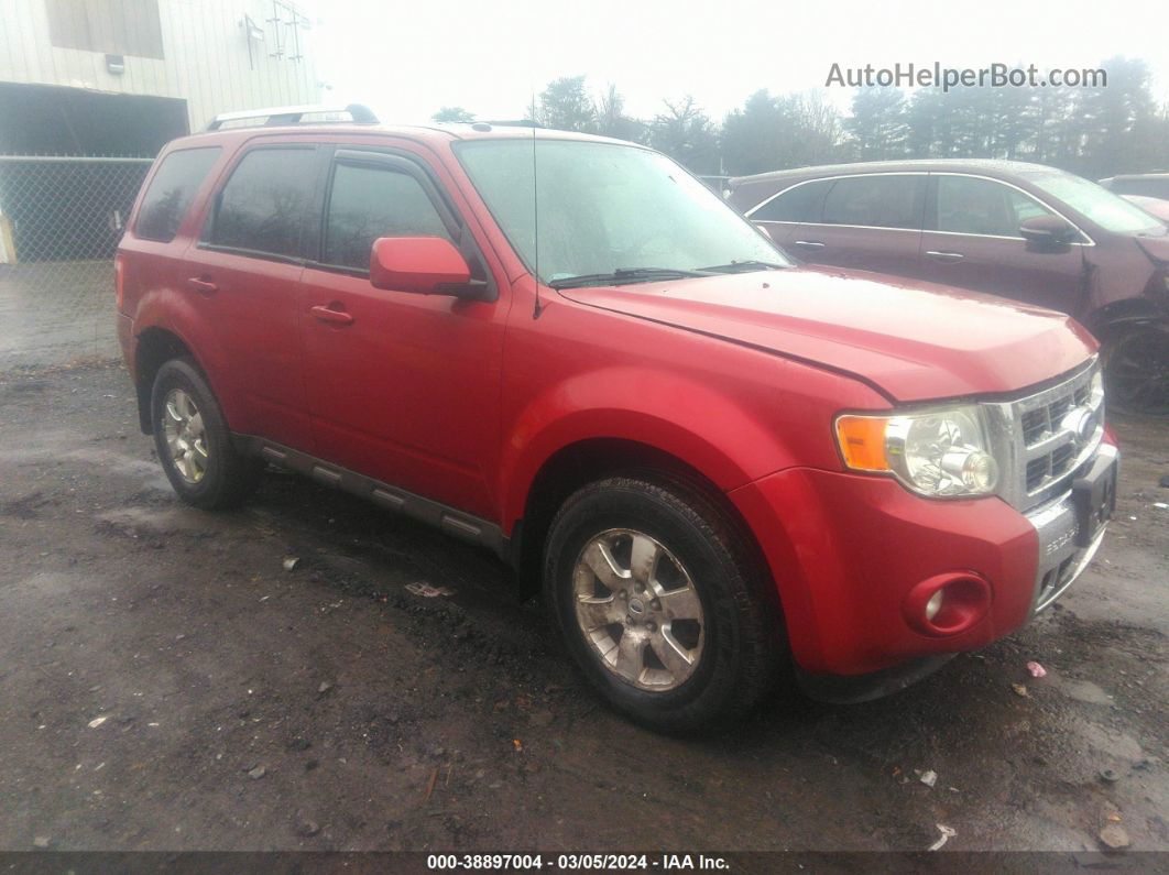 2009 Ford Escape Limited Red vin: 1FMCU94769KB26177