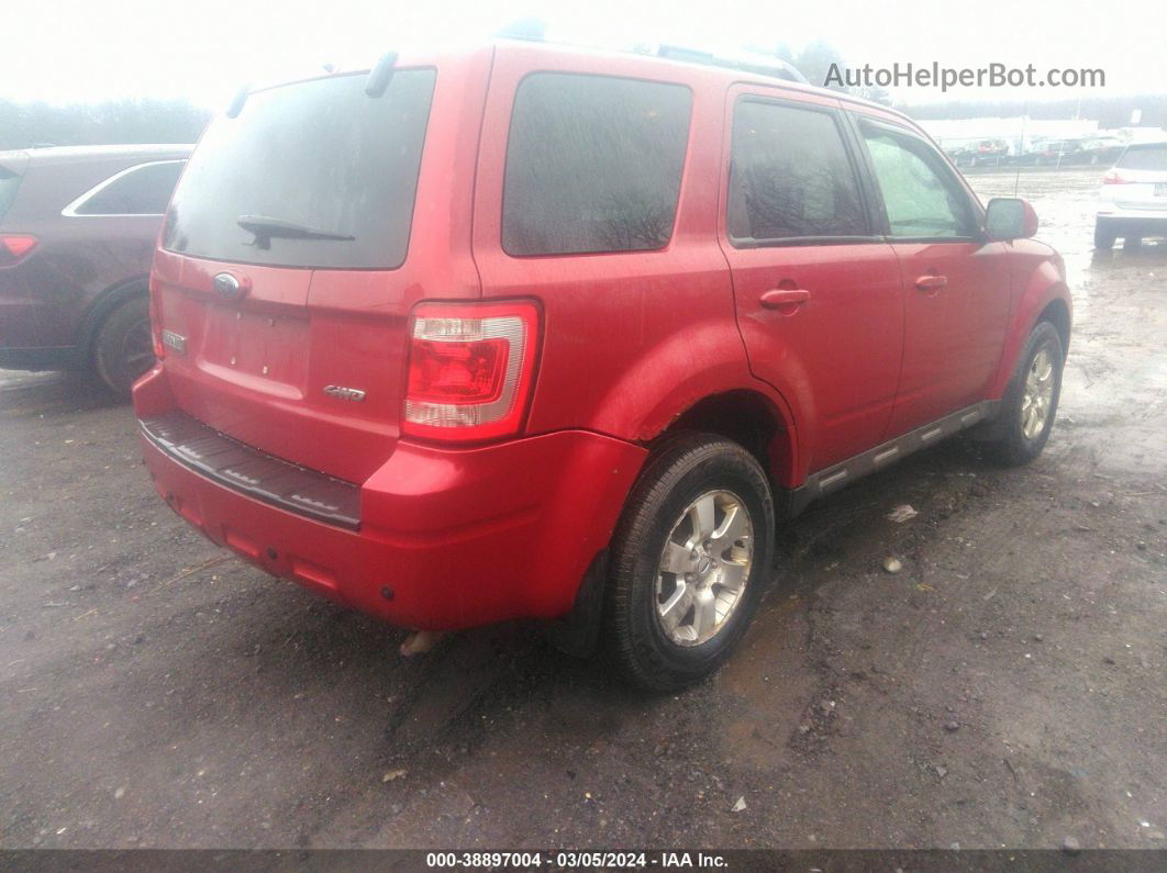 2009 Ford Escape Limited Red vin: 1FMCU94769KB26177