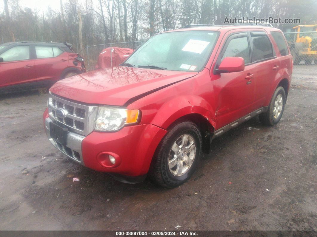 2009 Ford Escape Limited Red vin: 1FMCU94769KB26177