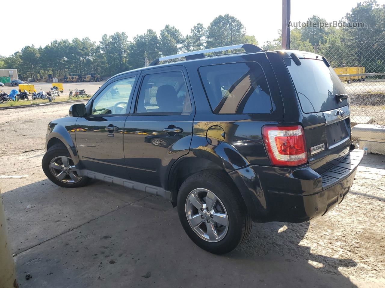 2009 Ford Escape Limited Черный vin: 1FMCU94779KB78966