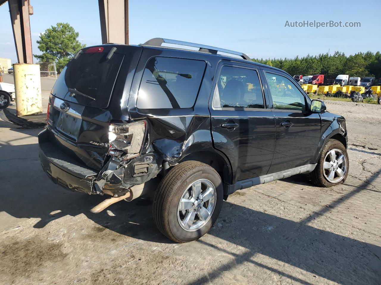 2009 Ford Escape Limited Черный vin: 1FMCU94779KB78966