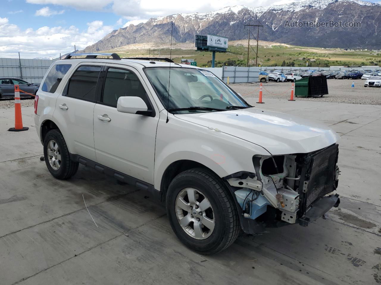 2009 Ford Escape Limited White vin: 1FMCU94G29KA19224