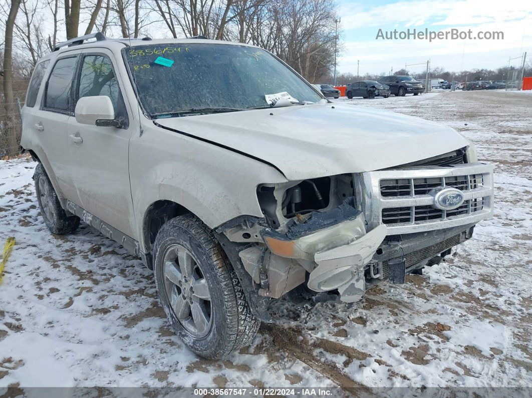 2009 Ford Escape Limited White vin: 1FMCU94G29KA59271