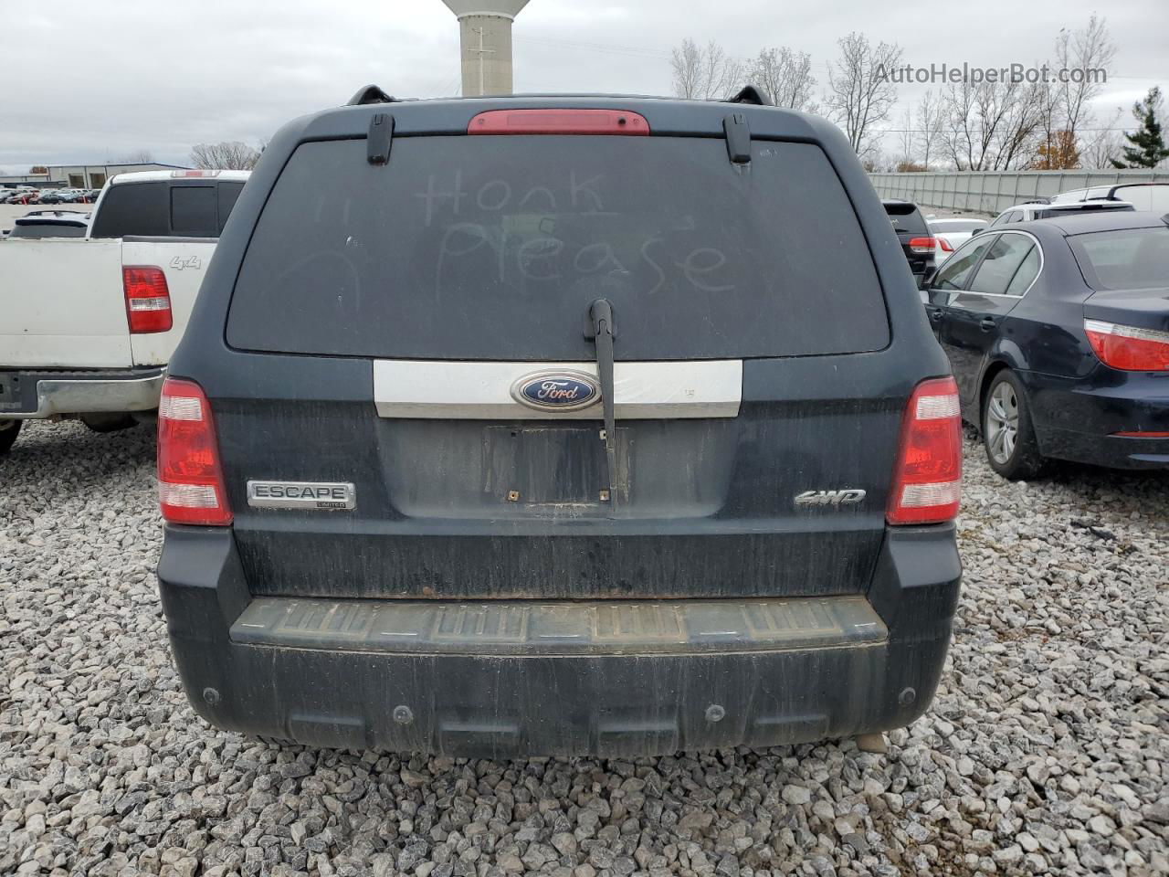 2009 Ford Escape Limited Black vin: 1FMCU94G39KC98053