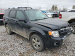 2009 Ford Escape Limited Black vin: 1FMCU94G39KC98053