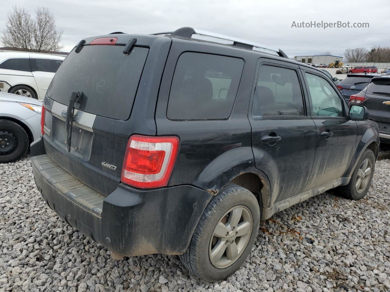 2009 Ford Escape Limited Black vin: 1FMCU94G39KC98053