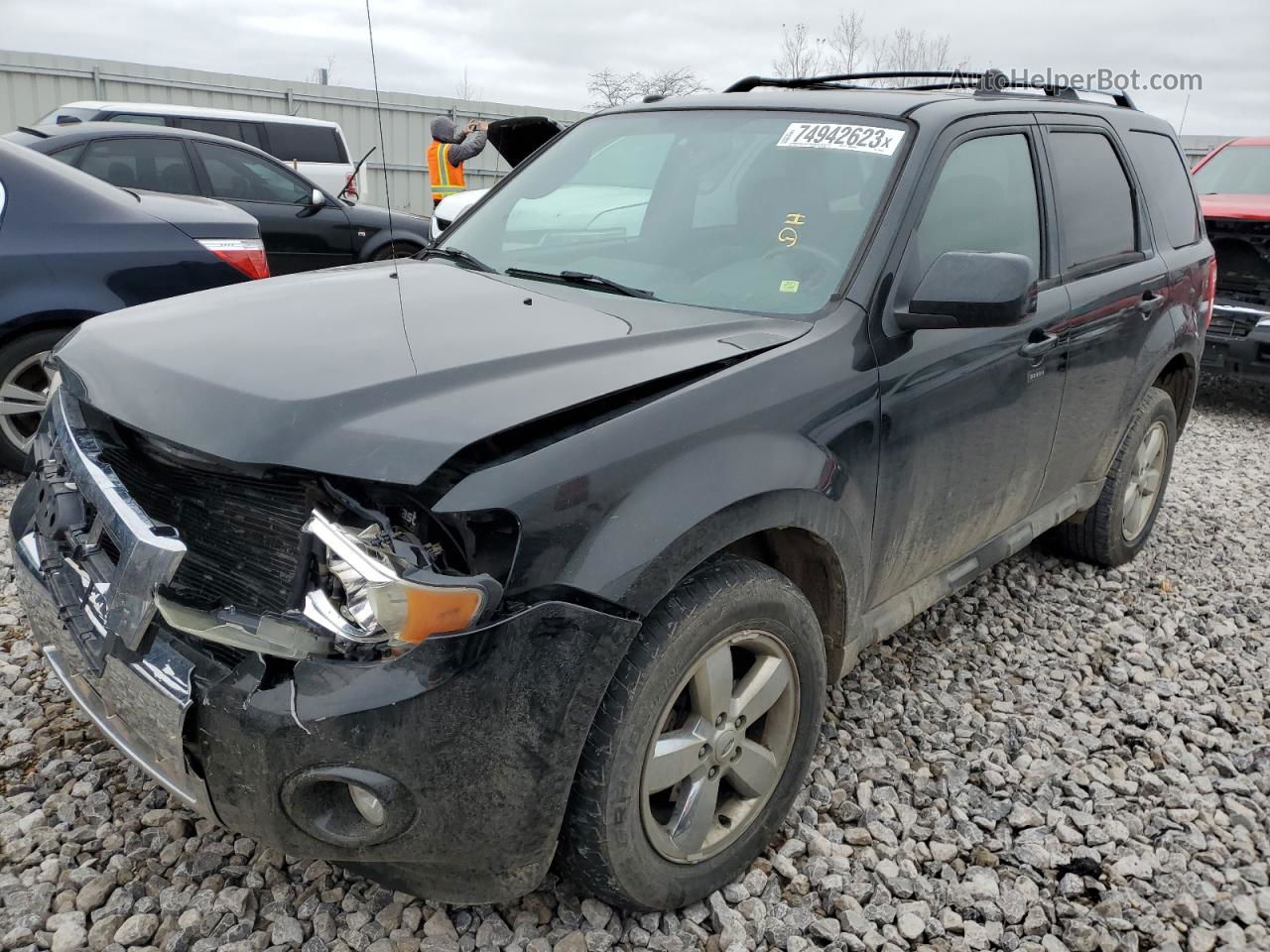 2009 Ford Escape Limited Black vin: 1FMCU94G39KC98053