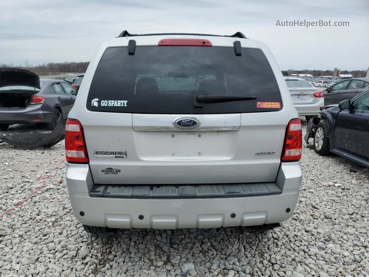 2009 Ford Escape Limited Silver vin: 1FMCU94G49KB14450