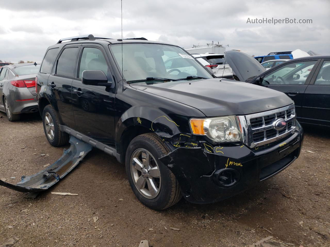 2009 Ford Escape Limited Black vin: 1FMCU94G59KA49835