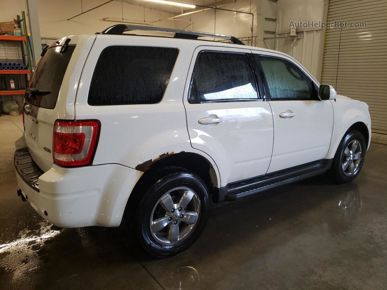 2009 Ford Escape Limited White vin: 1FMCU94G59KD13829