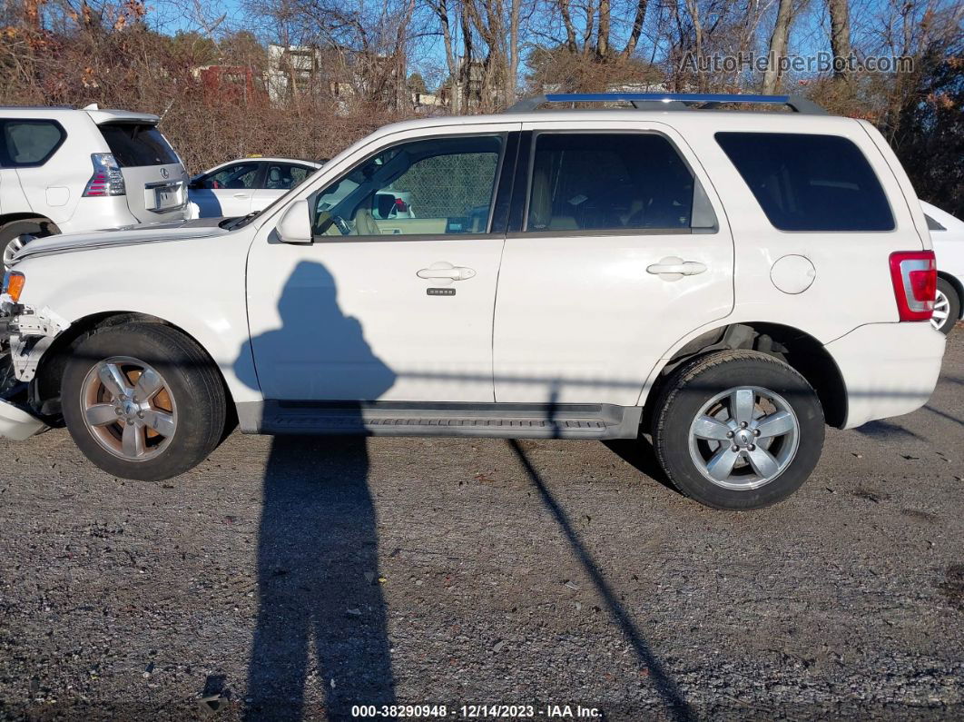 2009 Ford Escape Limited White vin: 1FMCU94G69KB71247