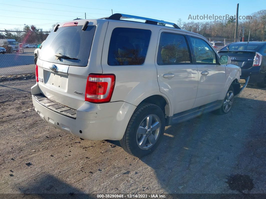 2009 Ford Escape Limited White vin: 1FMCU94G69KB71247