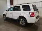 2009 Ford Escape Limited White vin: 1FMCU94G69KC05350