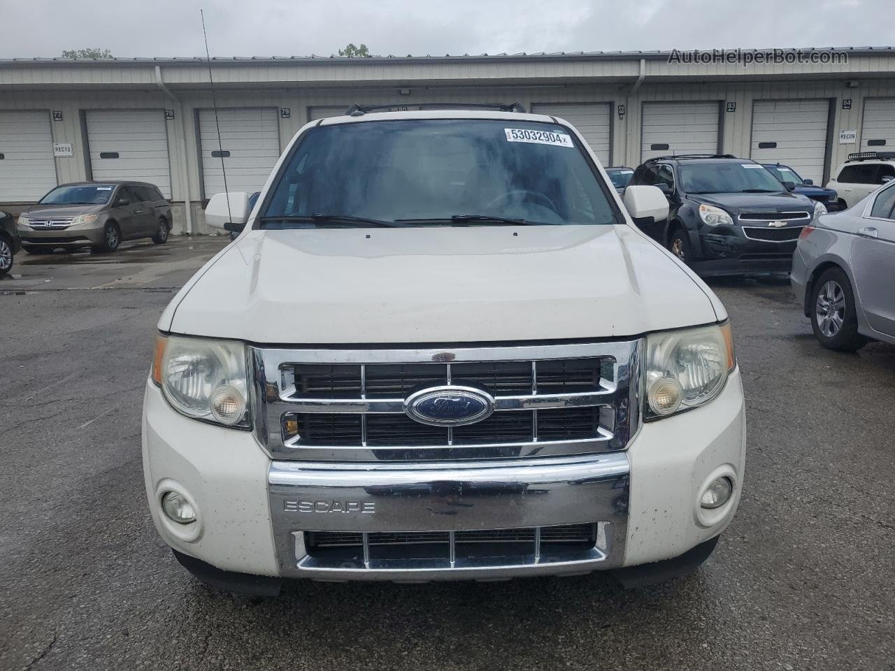 2009 Ford Escape Limited White vin: 1FMCU94G69KD07649