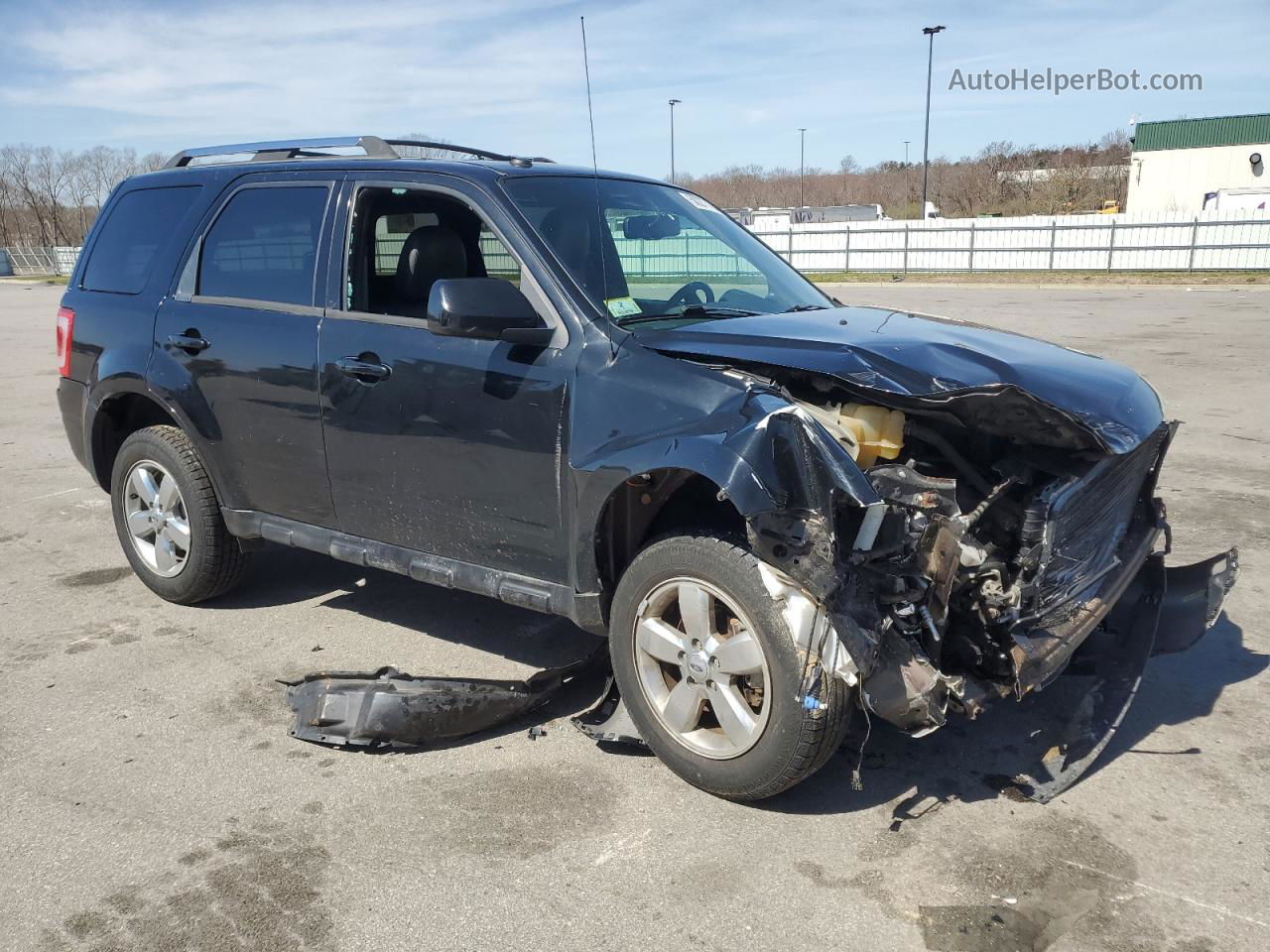 2009 Ford Escape Limited Черный vin: 1FMCU94G89KC11425