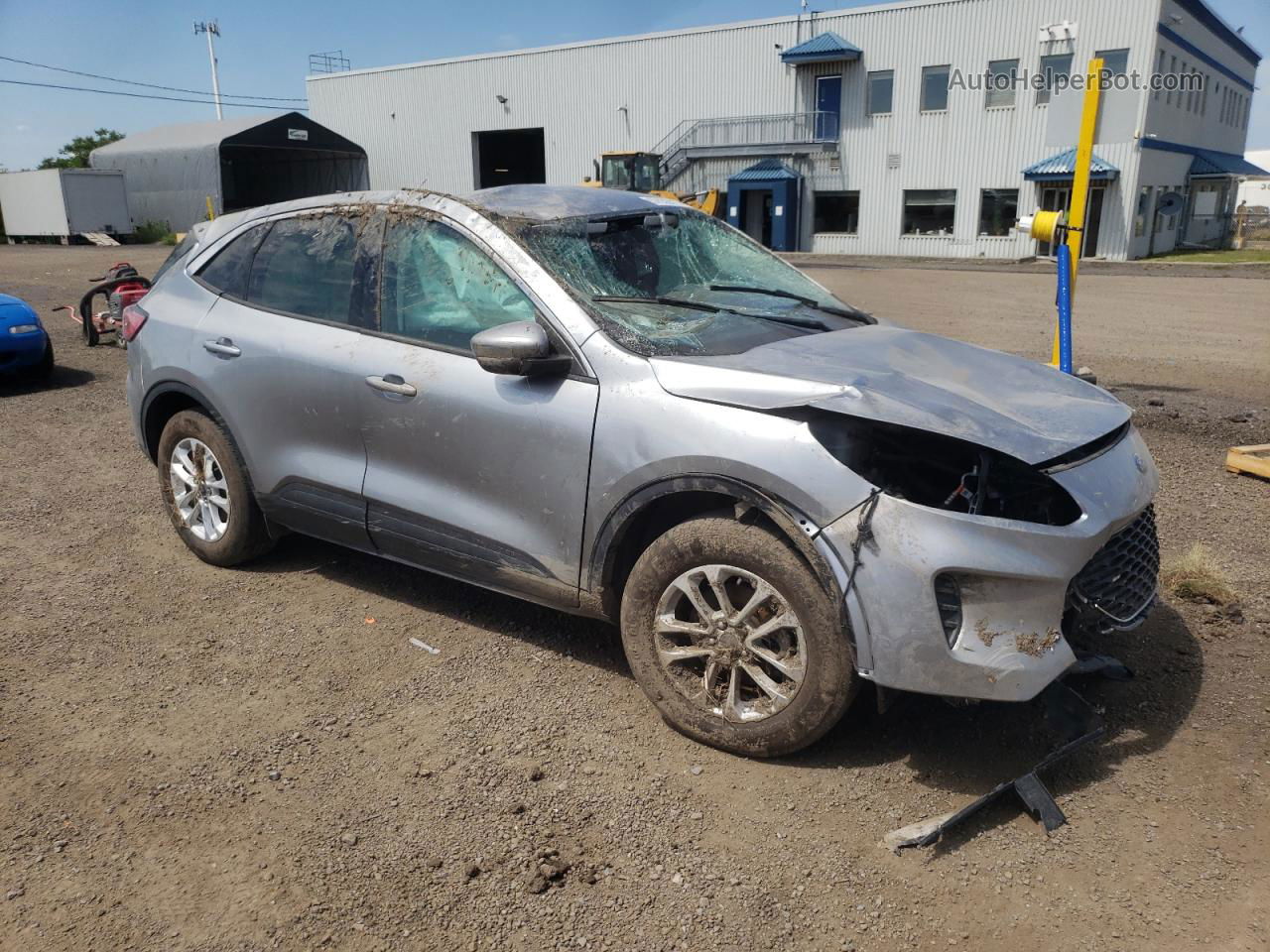 2021 Ford Escape Se Gray vin: 1FMCU9BZ3MUA44053