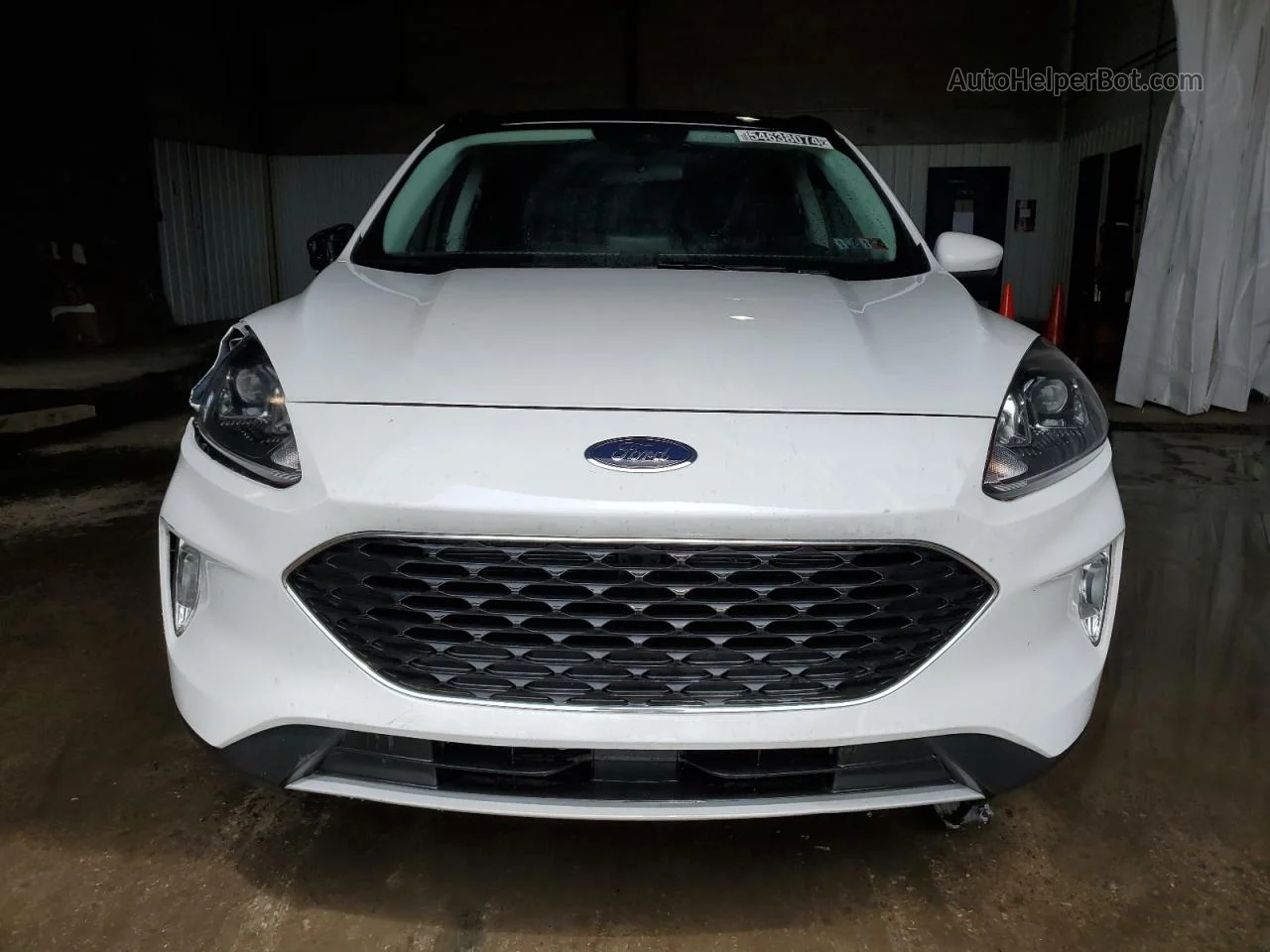 2021 Ford Escape Sel White vin: 1FMCU9CZ5MUA73892