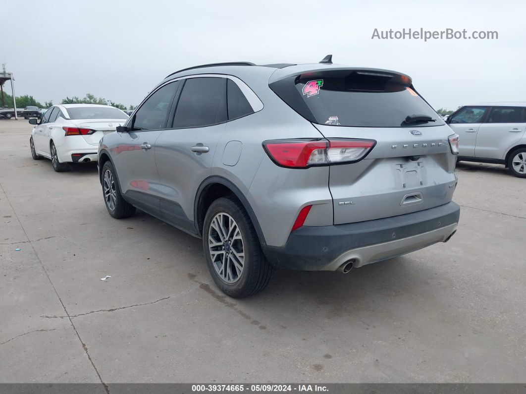 2021 Ford Escape Sel Hybrid Gray vin: 1FMCU9CZ8MUA52017