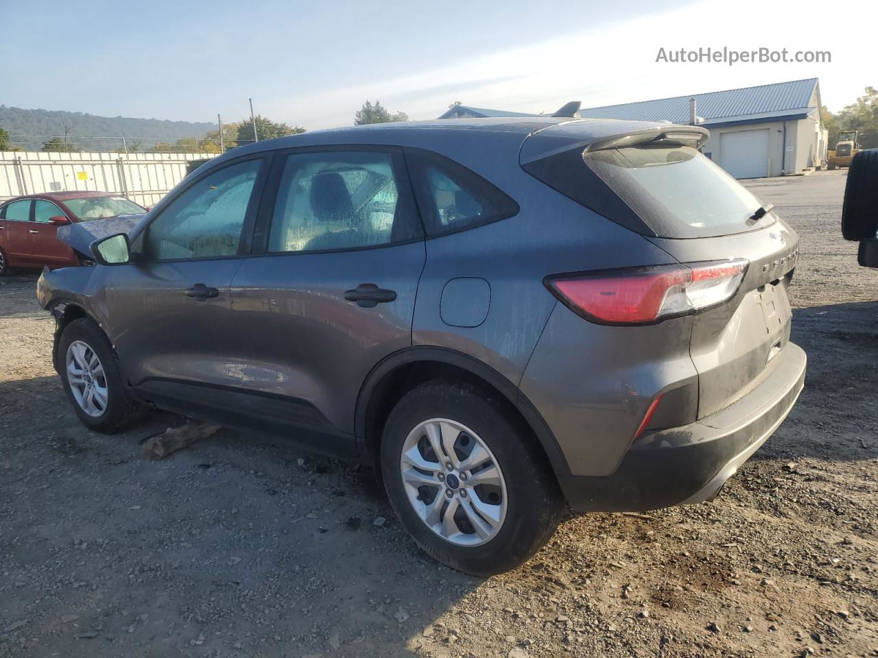 2021 Ford Escape S Gray vin: 1FMCU9F65MUA64191