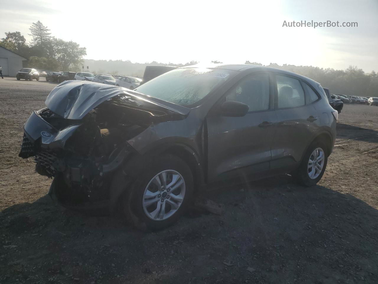 2021 Ford Escape S Серый vin: 1FMCU9F65MUA64191