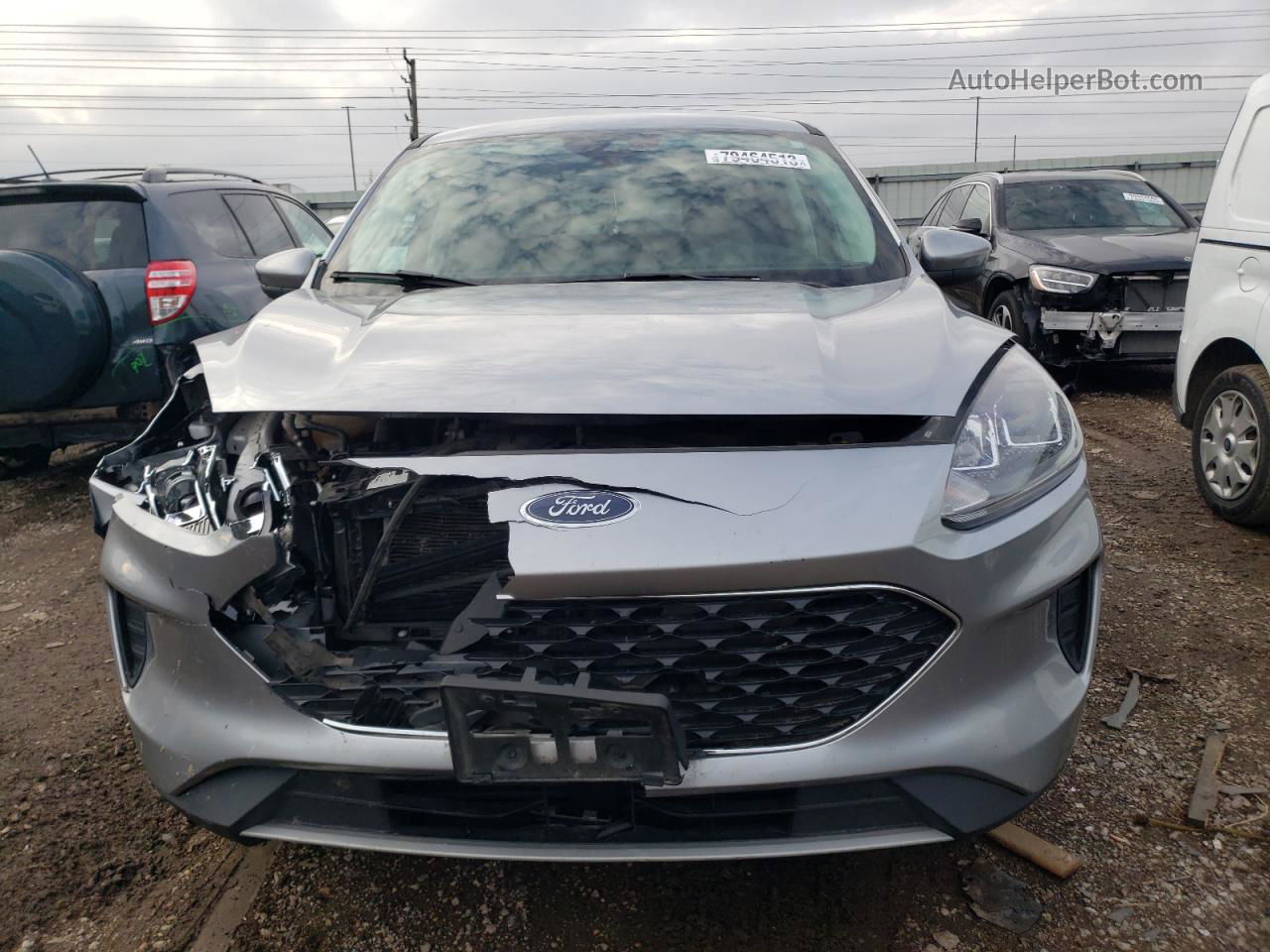 2021 Ford Escape Se Silver vin: 1FMCU9G62MUA37271