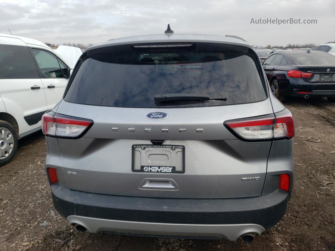 2021 Ford Escape Se Silver vin: 1FMCU9G62MUA37271