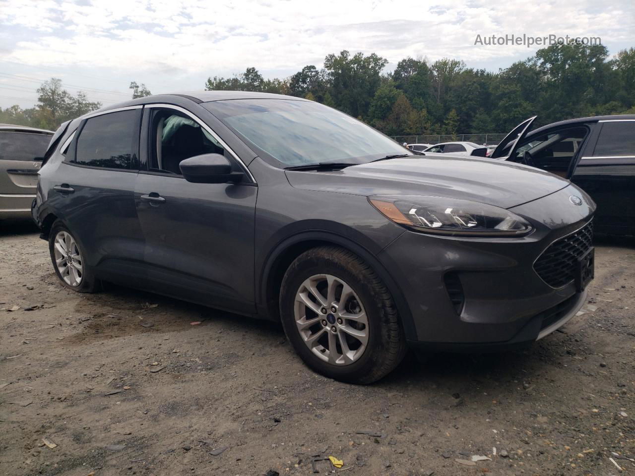 2021 Ford Escape Se Gray vin: 1FMCU9G63MUA35433