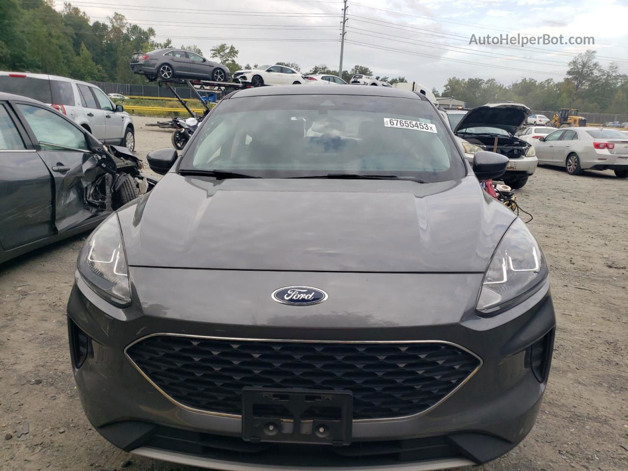 2021 Ford Escape Se Gray vin: 1FMCU9G63MUA35433