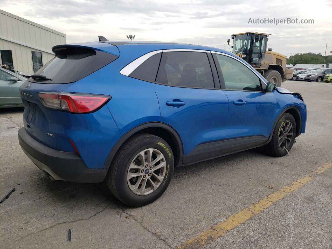 2021 Ford Escape Se Blue vin: 1FMCU9G64MUB23178