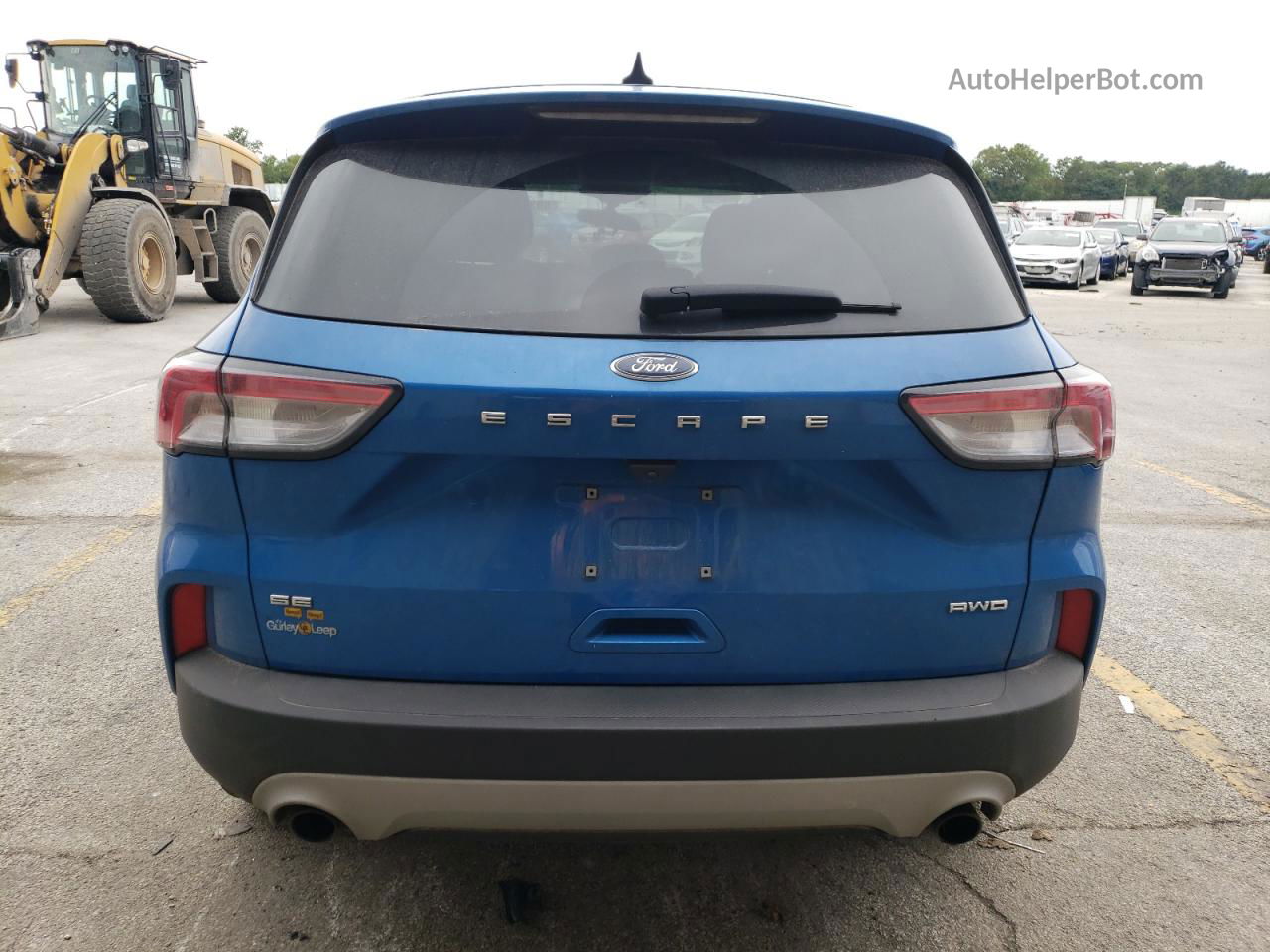 2021 Ford Escape Se Blue vin: 1FMCU9G64MUB23178