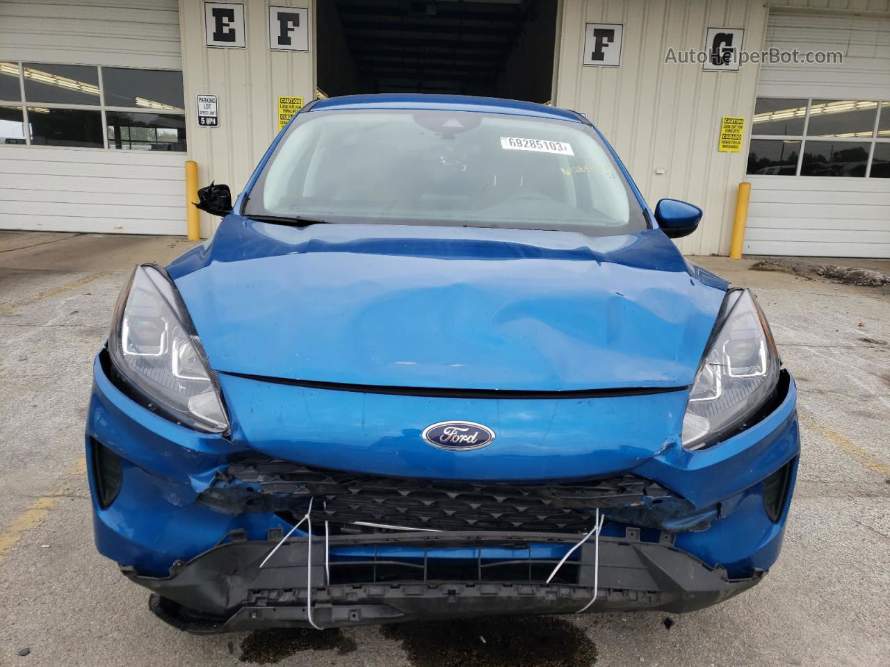 2021 Ford Escape Se Blue vin: 1FMCU9G64MUB23178