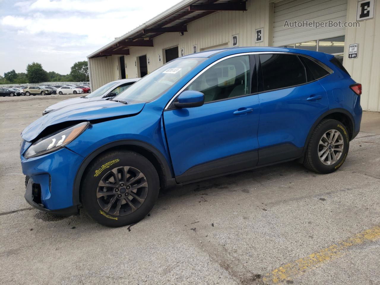 2021 Ford Escape Se Blue vin: 1FMCU9G64MUB23178